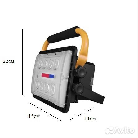Фонарь прожектор переносной W806A LED