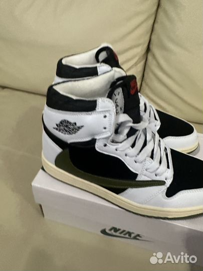 Nike Air Jordan Mid Cactus Jack, утепленные, новые