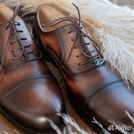 Туфли мужские кожа Оксфорды