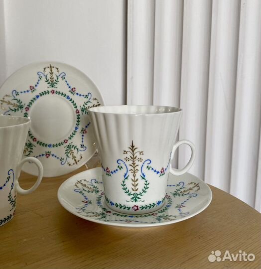 Кофейные пары костяной фарфор СССР