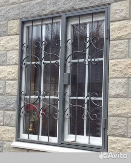 Решетки на окна N 623 распашные