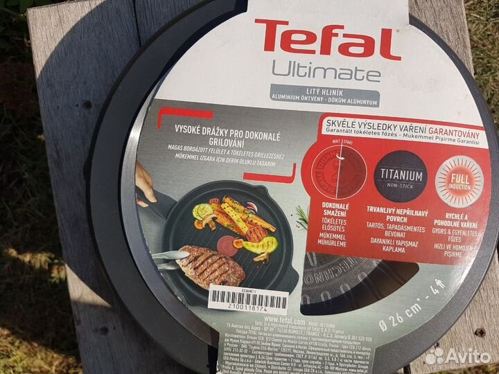 Сковорода гриль Tefal Unlimited, 26см, новая