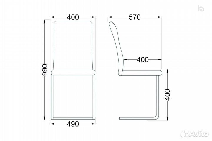 Стул обеденный Oxford Home24