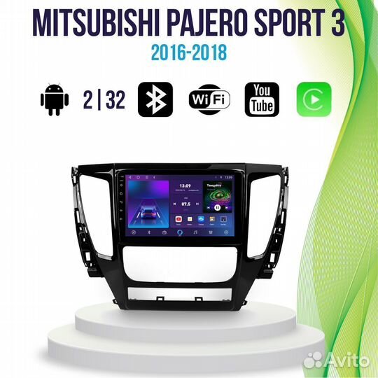 Магнитола Topway Mitsubishi Pajero Sport 3 4/64