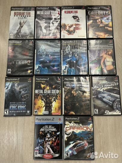 Игровые диски на ps2