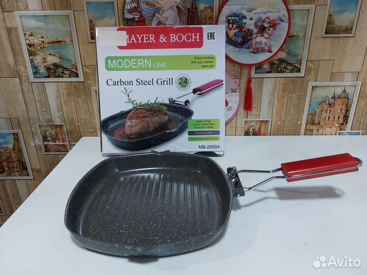 Сковорода-гриль mayer&boch