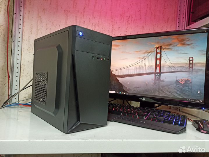 Игровой пк Core i3 6100 / GTX1050 ti