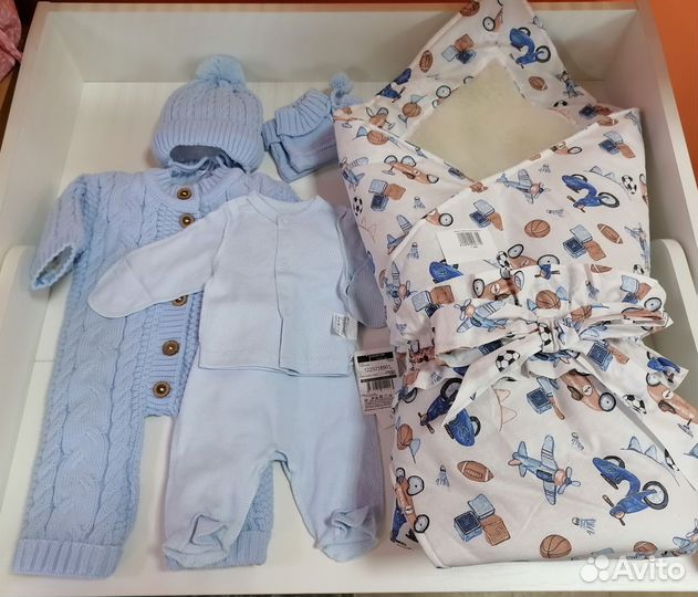 Одеяло на выписку для новорожденного