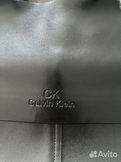 Мужской кожаный портфель новый