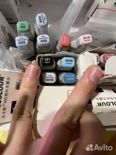 Алкочернила finecolour для маркеров