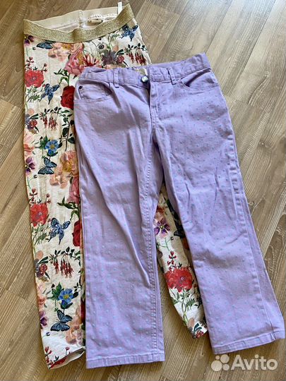 Фирменные летние вещи для дев. пакетом на 134 см