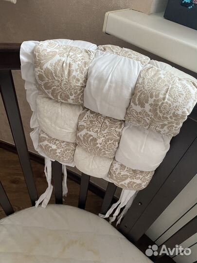 Детская кровать трансформер овальная