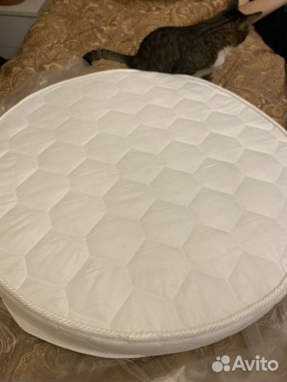 Матрас детский круглый 75x75