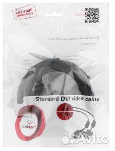 Кабель DVI-D single link Gembird/Cablexpert, 19M