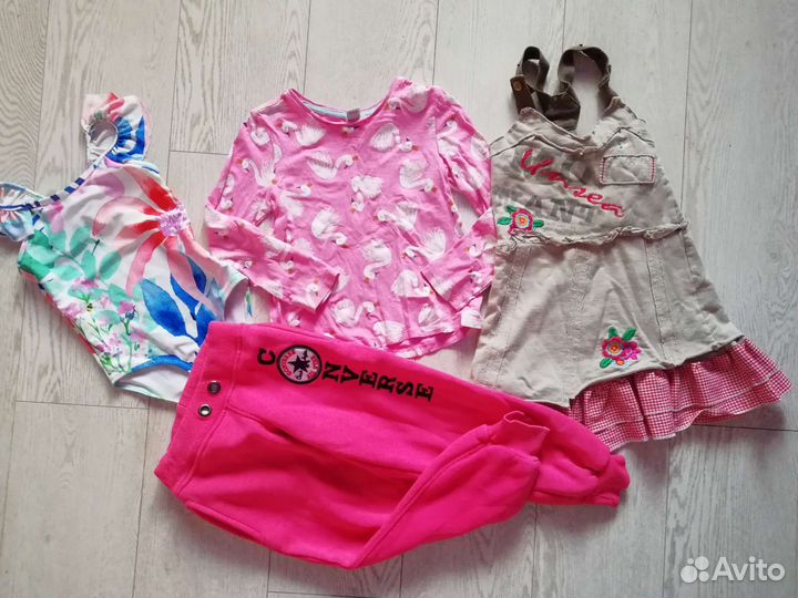 Одежда европейских брендов пакетом для девочки