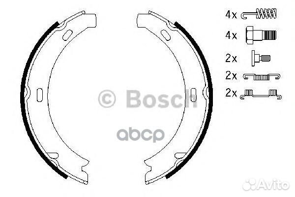 0 986 487 584 Колодки ст.торм.MB W203/W209/W210