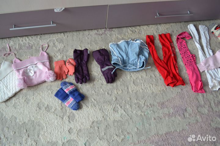 Детские вещи пакетом для девочки 104