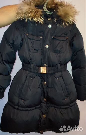 Пальто зимнее пуховое на девочку