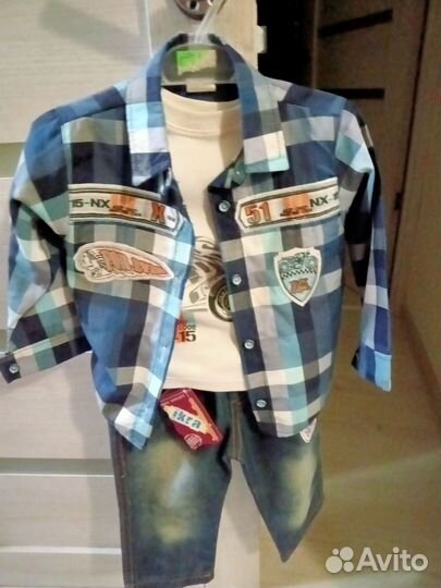 Костюм тройка для мальчика 92