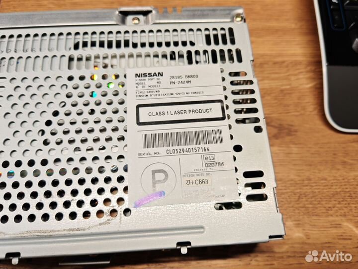 Рамка и магнитола для Nissan Almera N16