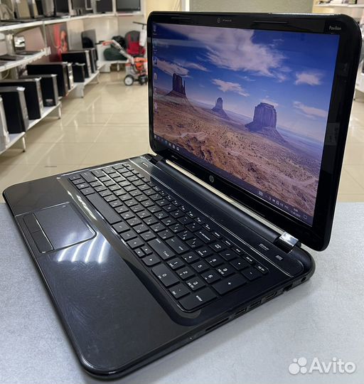 Тонкий ноутбук HP для работы и игр кб 89