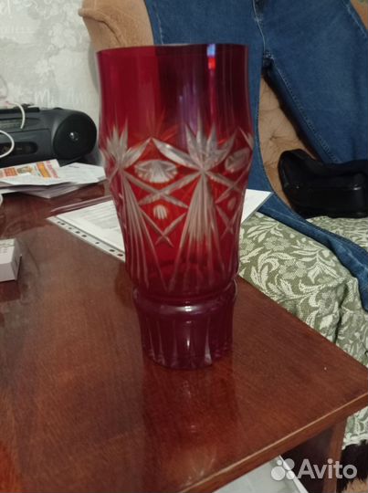 Ваза для цветов стекло