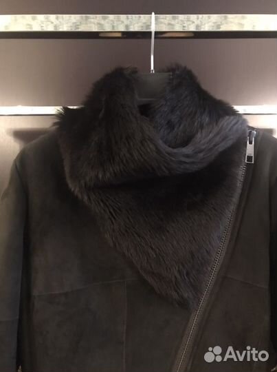 Дубленка женская 40-42 и шапка норковая папаха