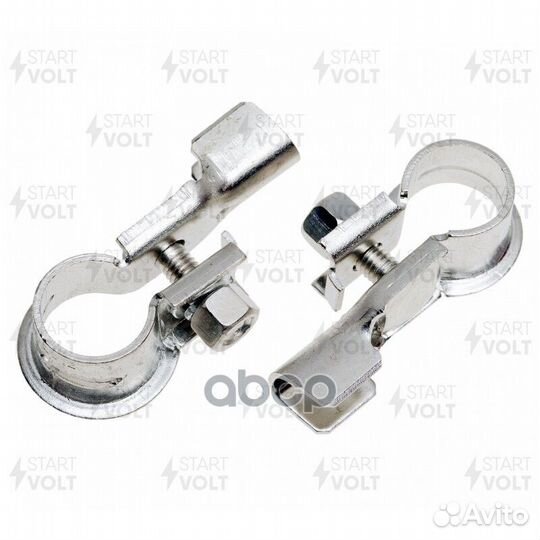 Клеммы АКБ в комплекте латунь с цинковым покрытием