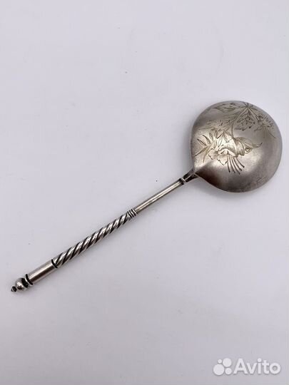 Ложка для варенья серебро 84 проба