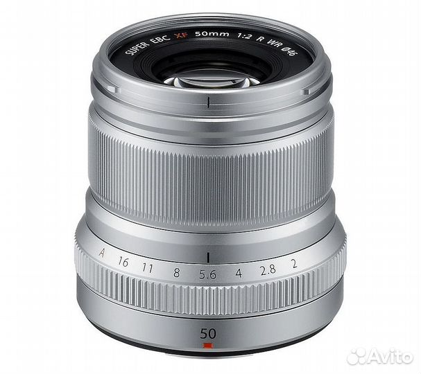 Объектив Fujifilm XF 50mm f/2 R WR серебро