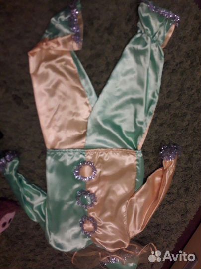 Новогодний костюм шут,клоун,петрушка,скоморох 5-6л