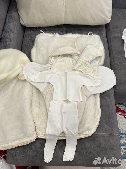 Конверт на выписку зимний для девочки