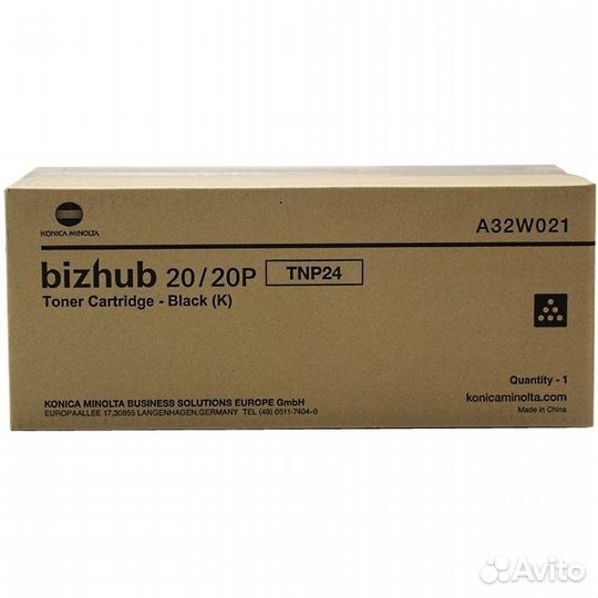 TNP-24 для bizhub 20 / bizhub 20P для Konica