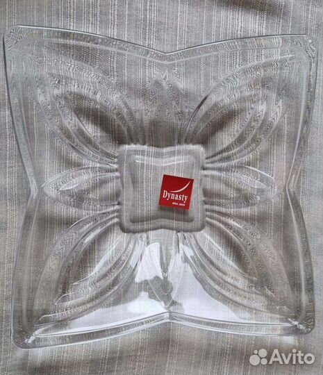 Ваза стеклянная для фруктов и конфет