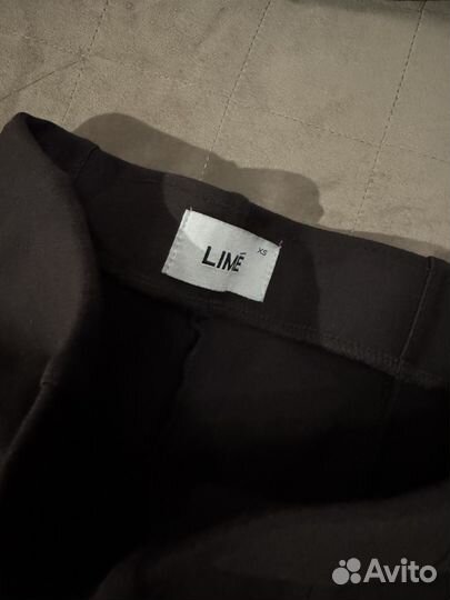 Леггинсы со штрипками lime