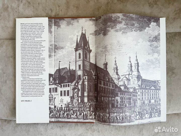 Книга на чешском Historie a souasnost Prahy 1