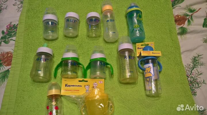 Бутылочки, ниблеры, ложечки