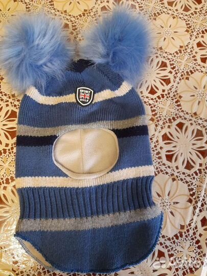 Шапка шлем зимний р.48-50