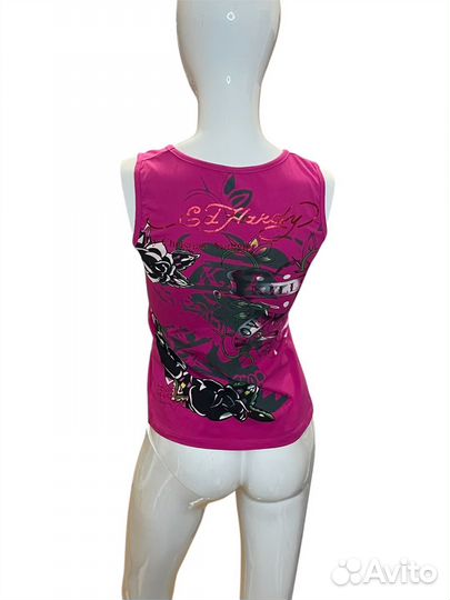 Винтажный топ Ed Hardy оригинал