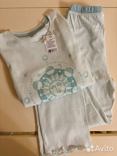 Новый домашний костюм- пижама Hip&Hopps р.134/140