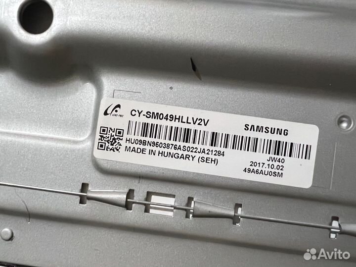 Подсветка в сборе CY-SM049hllv2V ue49mu7000u