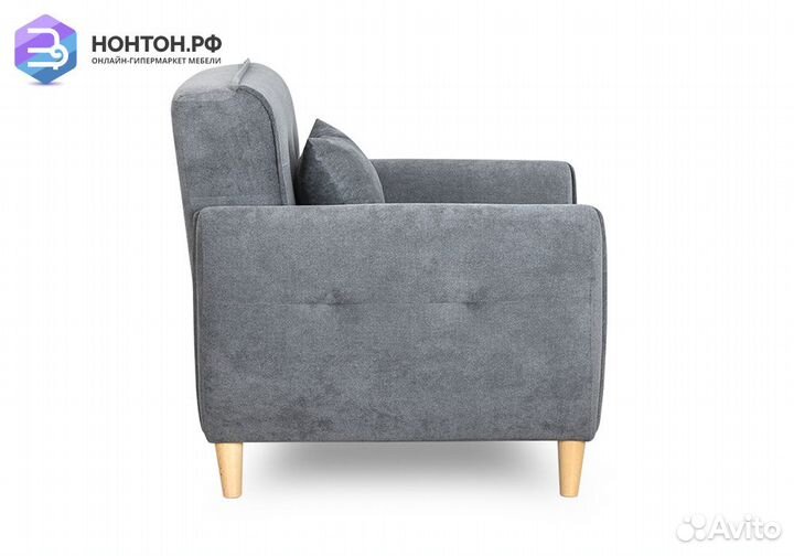 Кресло еврокнижка Анита серое