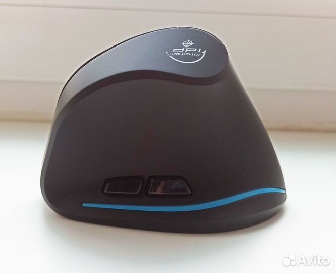 Беспроводная вертикальная мышь оптическая новая