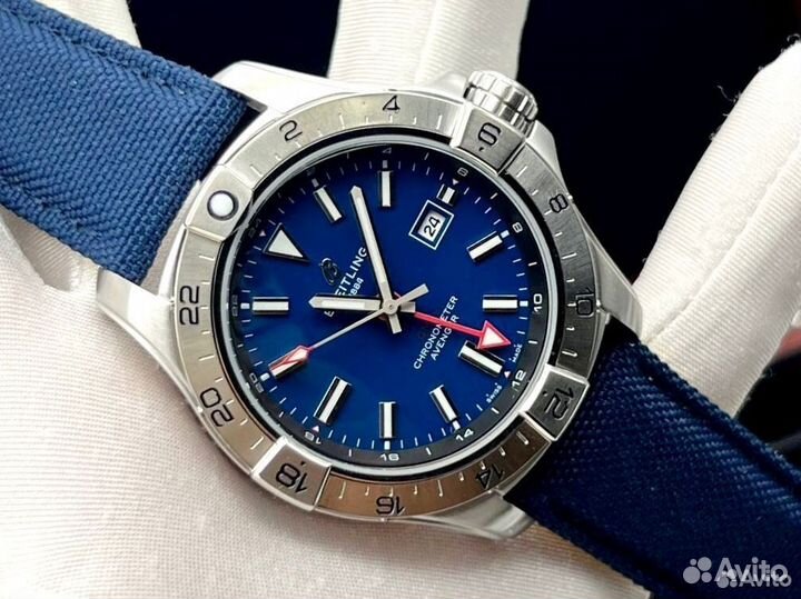 Breitling blue steel часы