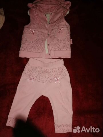 Жилетка и штаны для девочки