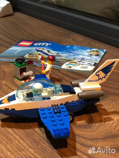 Конструктор lego City 60206 Патрульный самолёт