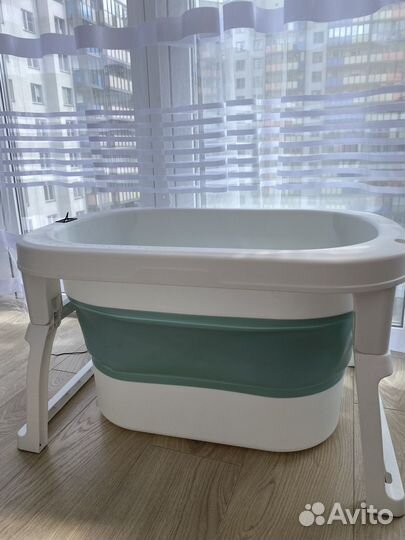 Ванночка для купания складная с термометром