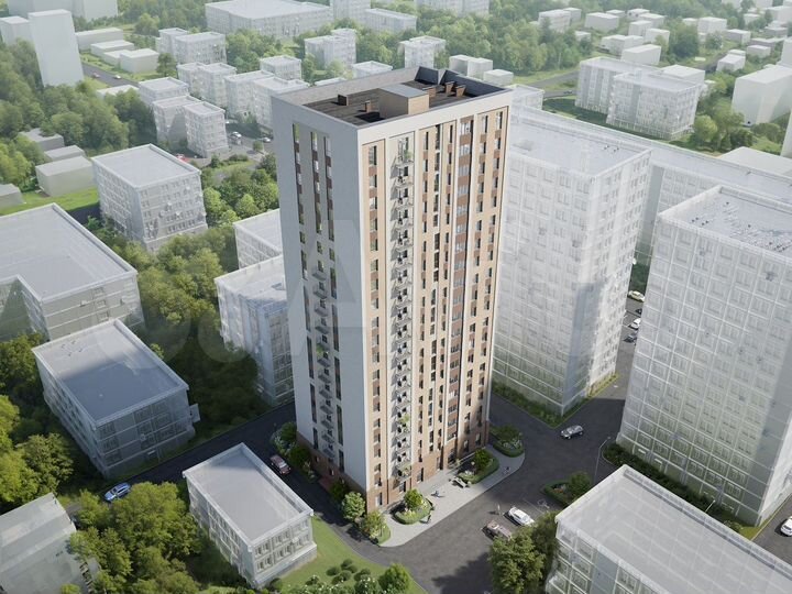 2-к. квартира, 64,7 м², 8/20 эт.