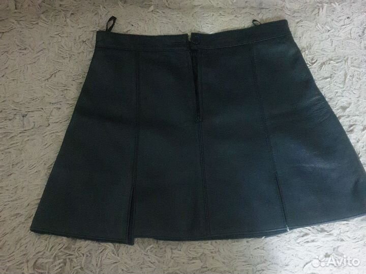 Кожаная юбка
