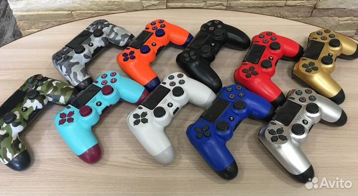 Sony PS4 геймпад золото/серебро